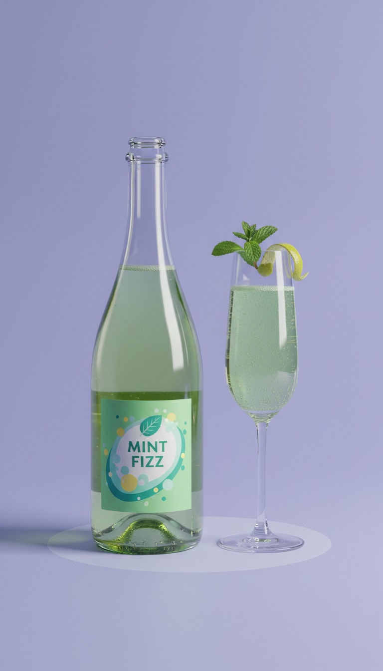 Peach Sparkling Wine With Velvet Finish